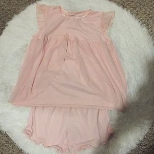 Pink princess pajamas